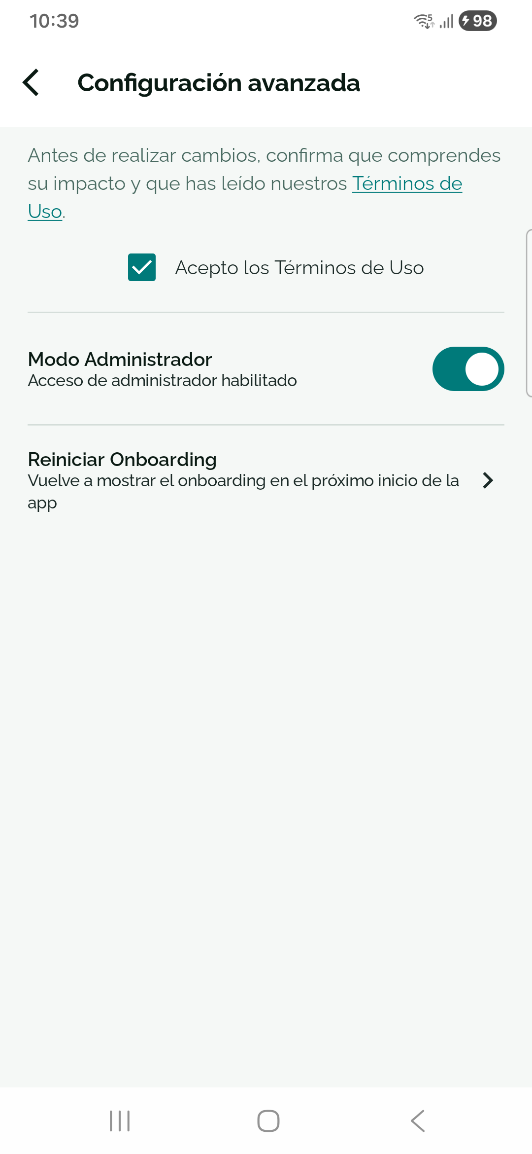 eV+ Config - Avanzado
