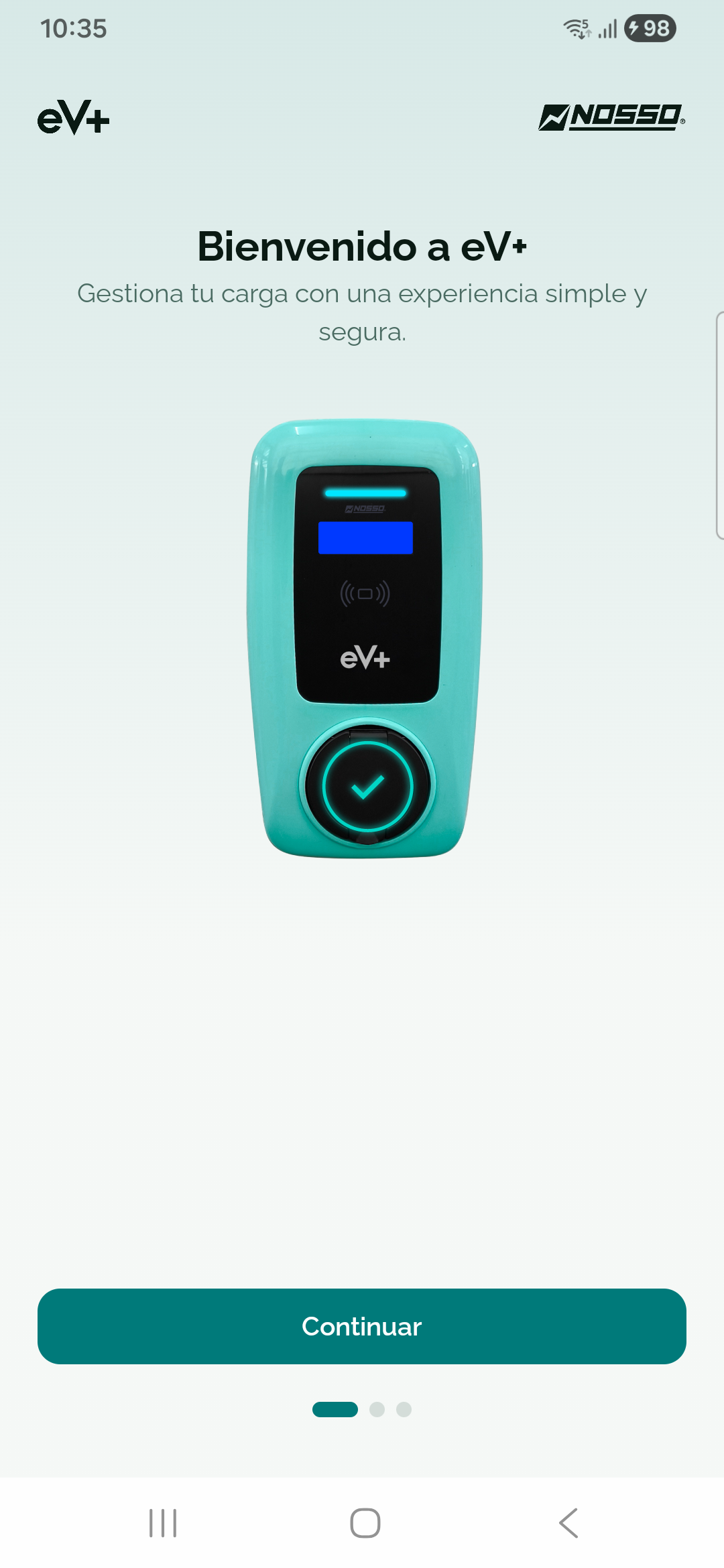 eV+ Config - Onboarding 1