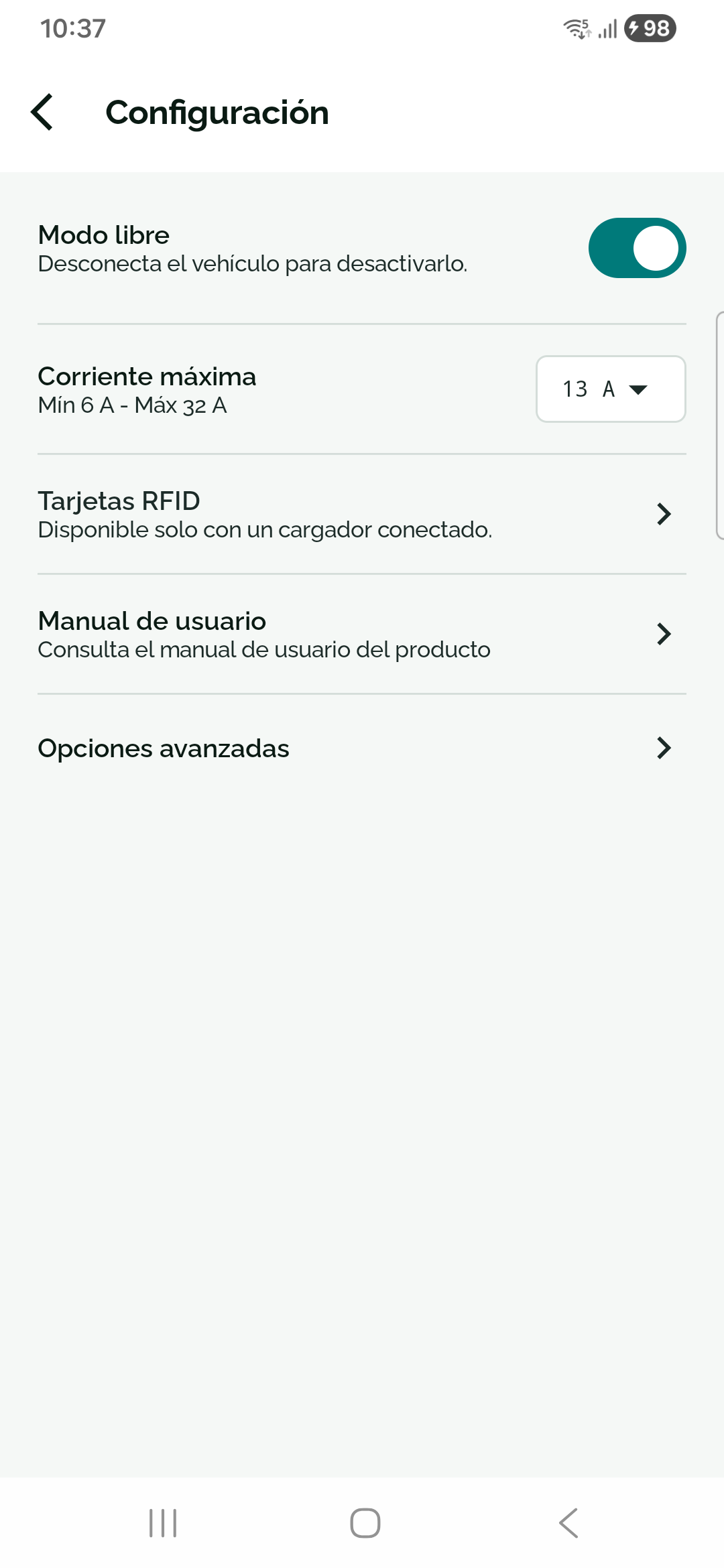 eV+ Config - Ajustes