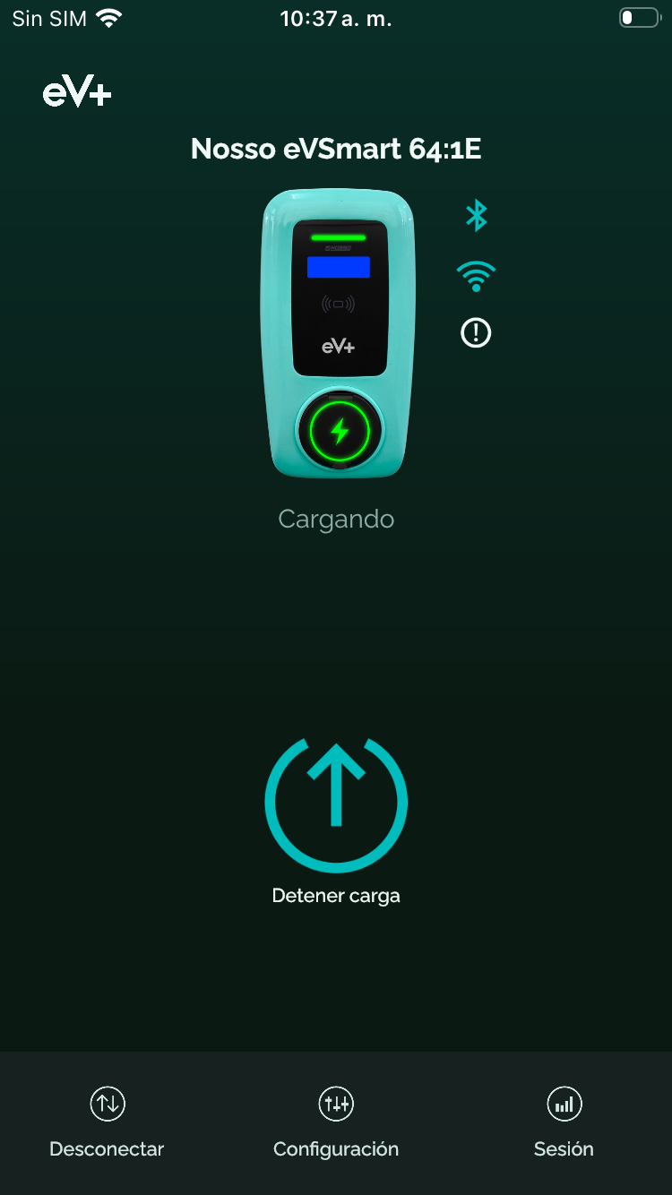eV+ Config iOS - Home